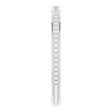 14K Gold Stackable Bead Ring II - White Gold - view 4