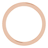 14K Gold Stackable Bead Ring II - Rose Gold - view 2