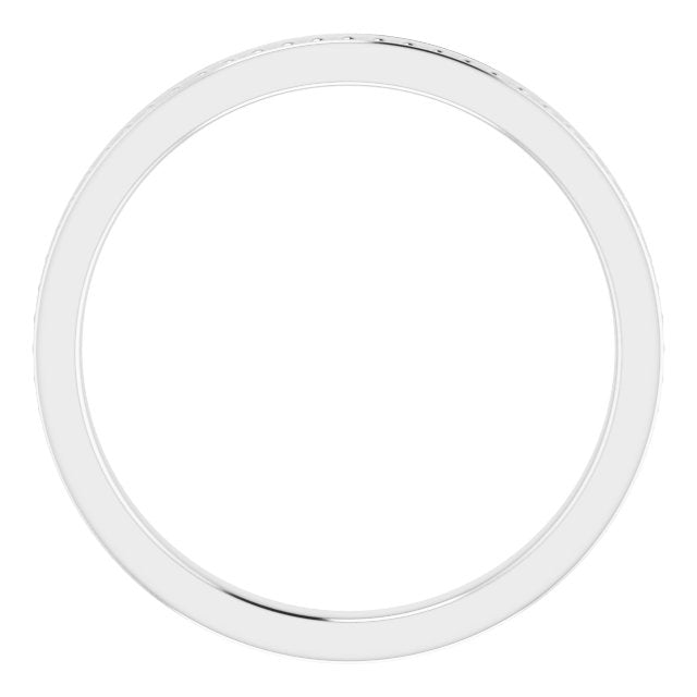 Platinum Stackable Bead Ring II - view 2