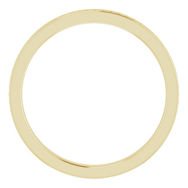 14K Gold Stackable Bead Ring II - Yellow Gold - view 2