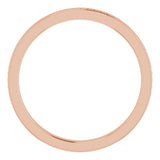 14K Gold Stackable Bead Ring II - Rose Gold - view 2