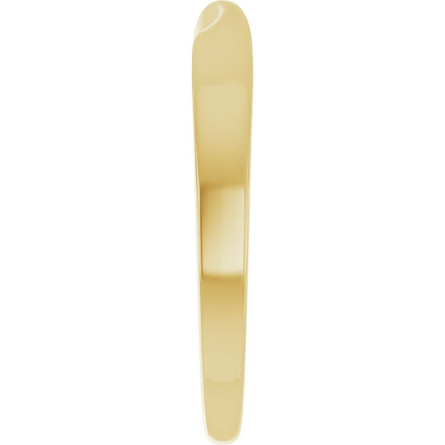 14K Gold Stackable Twisted Ring - Yellow Gold - view 4