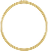 14K Gold Stackable Star Ring - view 2