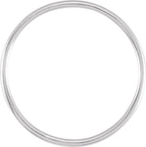 14K Gold Stackable Ring - White Gold - view 2