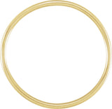 14K Gold Stackable Ring - Yellow Gold - view 2