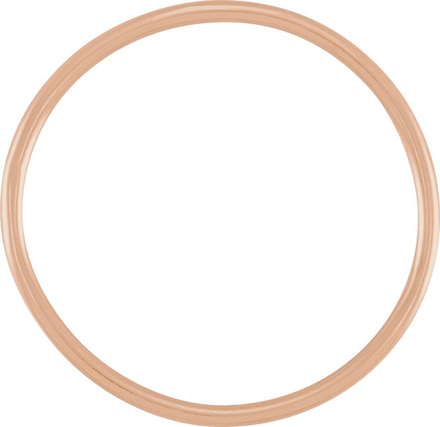 14K Gold Stackable Ring - Rose Gold - view 2
