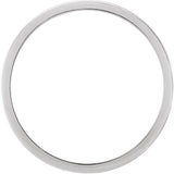 14K Gold Love Notes Stackable Ring - White Gold - view 2
