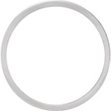 Platinum Love Notes Stackable Ring - view 2