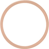 14K Gold Love Notes Stackable Ring - Rose Gold - view 2