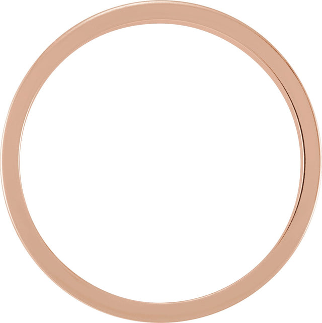 14K Gold Love Notes Stackable Ring - Rose Gold - view 2