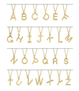 14K Gold Initial D Necklace – 9.3x8.1mm - Rose Gold - view 2