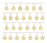 14K Gold Initial Q Necklace or Pendant - Yellow Gold - view 2