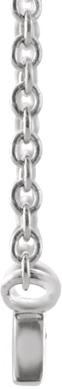 Platinum Mama Script Necklace - view 2