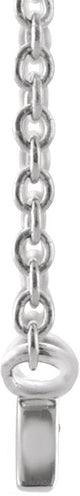 Platinum Mama Script Necklace - view 2