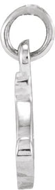 Platinum Initial S Petite Necklace or Pendant - view 6