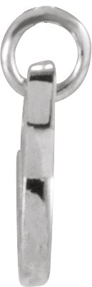 Platinum Initial V Petite Necklace or Pendant - view 6