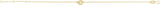 14K Gold Initial E Script Bracelet - Yellow Gold - view 2