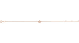 14K Gold Initial S Script Bracelet - Rose Gold - view 3