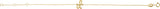 14K Gold Initial D Script Bracelet - Yellow Gold - view 2