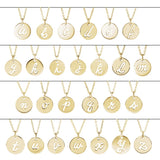 14K Gold Initial V Script Necklace or Pendant - Rose Gold - view 5