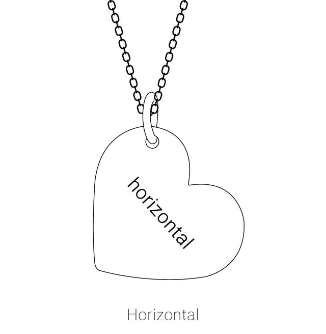 14K Gold Be Posh Engravable Heart Pendant - Rose Gold - view 7