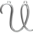 Platinum Initial U Script Necklace