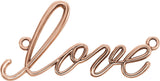14K Gold Love Necklace - Rose Gold