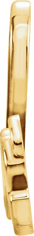 14K Gold Love Necklace - Yellow Gold - view 2