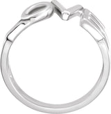 14K Gold Love Ring II - White Gold - view 2