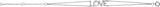14K Gold Round Natural Diamond Love Bracelet - White Gold - view 4