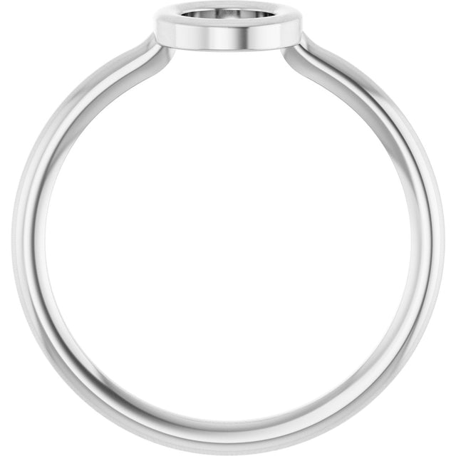 Platinum Initial O Ring - view 2