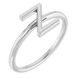 Platinum Initial Z Ring
