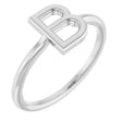 Platinum Initial B Ring