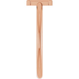14K Gold Initial I Ring - Rose Gold - view 4