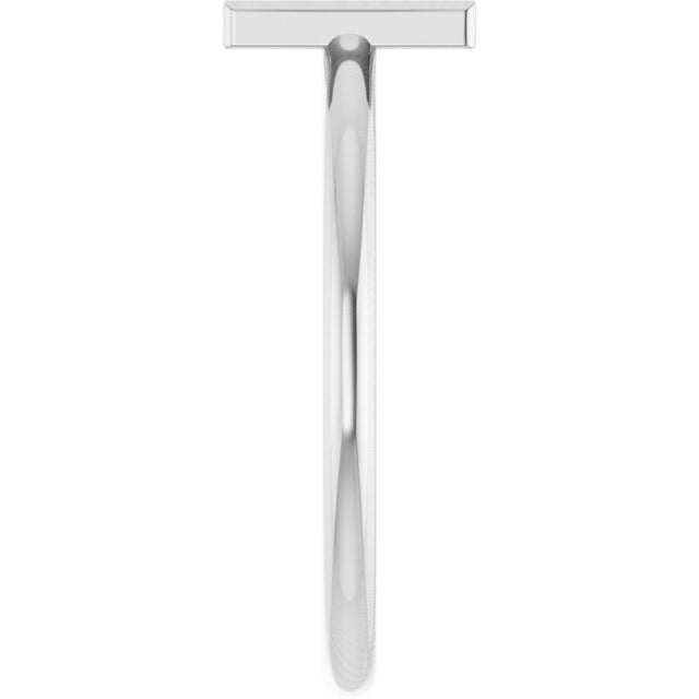 Platinum Initial N Ring - view 4
