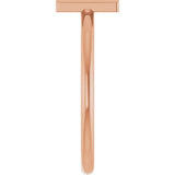 14K Gold Initial N Ring - Rose Gold - view 4