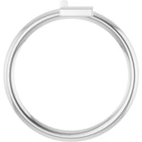 Platinum Initial L Ring - view 2