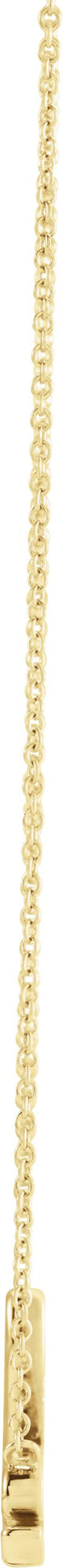 14K Gold Love Necklace – 21.76x13.8mm - Yellow Gold - view 2