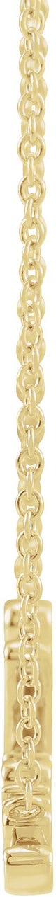 14K Gold Believe Necklace - Yellow Gold - view 2