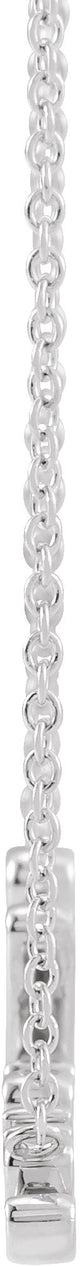 14K Gold Believe Necklace - White Gold - view 2