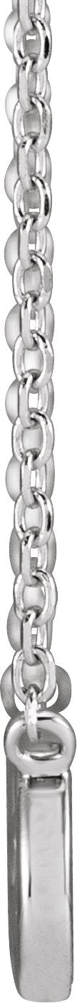 Platinum Infinity-Inspired Faith Necklace - view 2