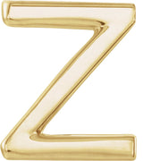 14K Gold Initial Z Single Earring - Yellow Gold