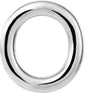 14K Gold Initial O Single Earring - White Gold