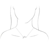 Platinum Faith Necklace - view 3