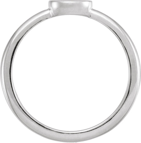 Platinum Family Engravable Ring - view 2