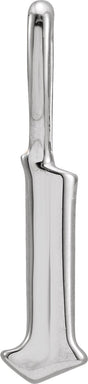 14K Gold Initial L Gothic Pendant - White Gold