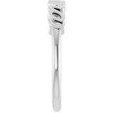 14K Gold Mama Ring - White Gold - view 9