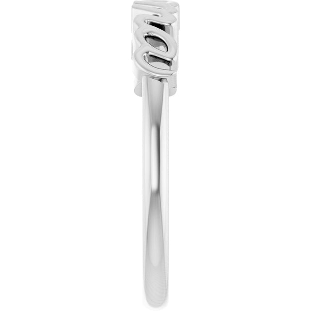 Platinum Mama Ring - view 9