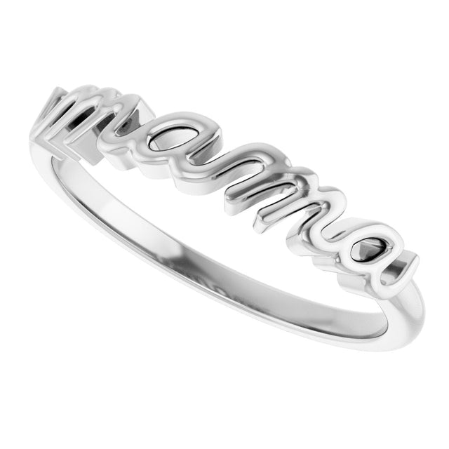 Platinum Mama Ring - view 10