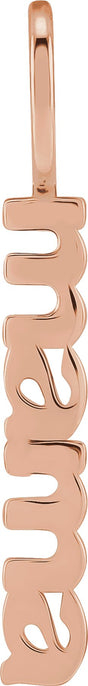 14K Gold Mama Pendant - Rose Gold